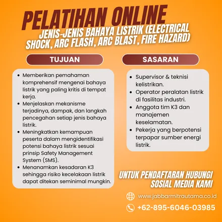 Jennis-Jenis Bahaya Listrik (Electrical Shock, ARC Flash, ARC Blast, Fire Hazard)